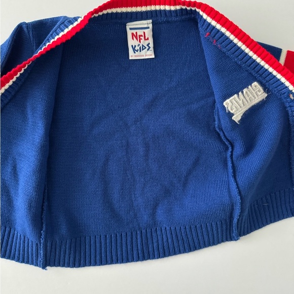 NFL Kidz Vintage Giants Cardigan Size 18M - Picture 5 of 6